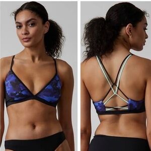 Athleta camo bikini top